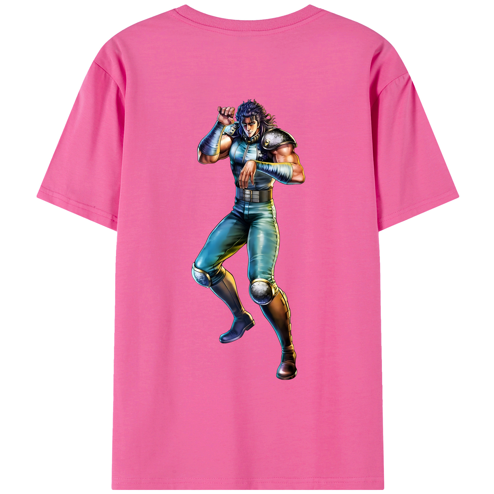 （画像用） 北斗の拳 Fist of the North Star レディース半袖Tシャツ(バックプリント)